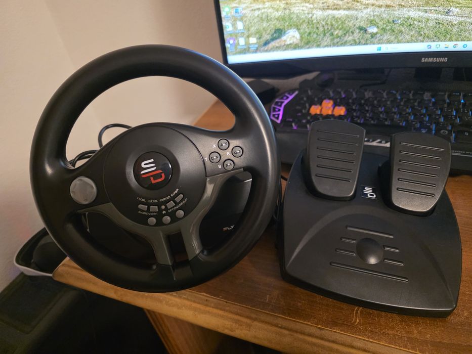 Керма Superdrive Universal Racing Wheel з педалями