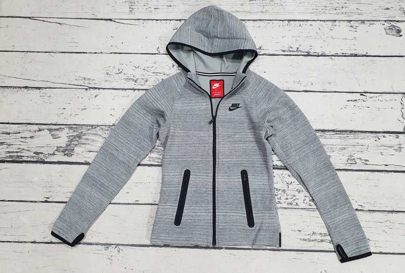 Nike * tech * fleece * bluza * rozpinana * szara * damska * XS