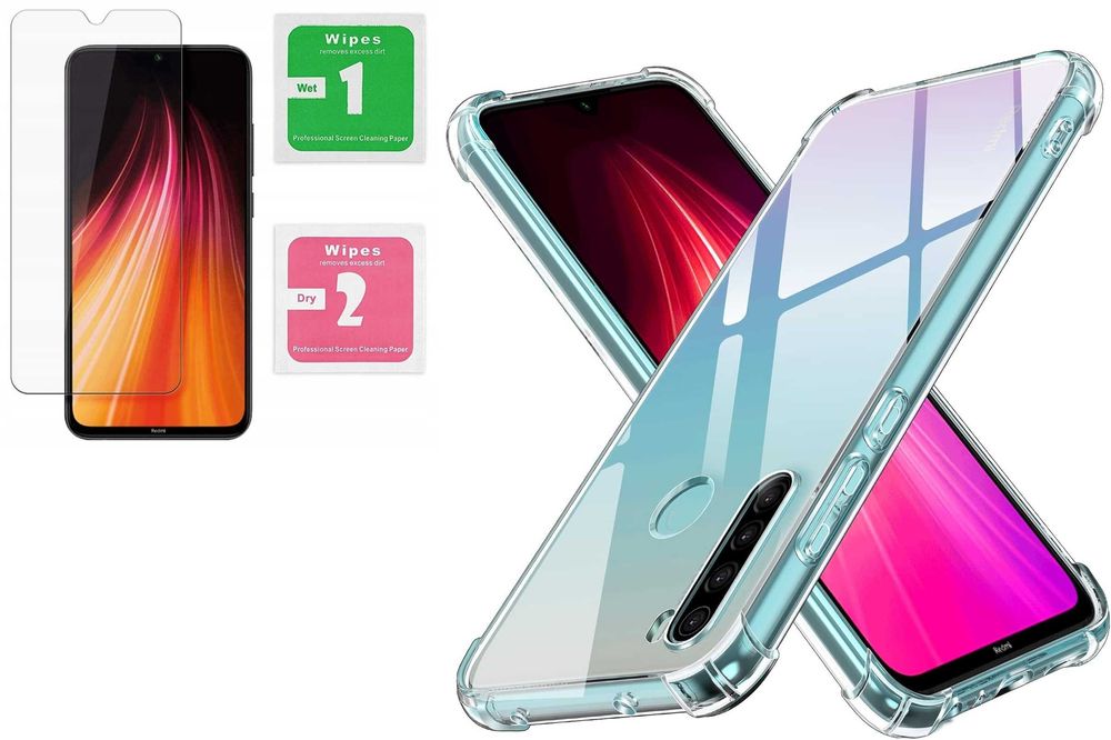 Etui Anti-Shock do Xiaomi Redmi Note 8T + Szkło Hartowane