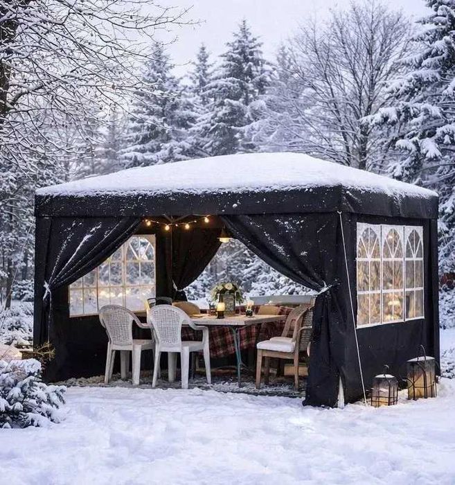 Павильон Gordon 3х3м Польша ГРАФИТ 9м² | Садовая Палатка Акция НОВЕ‼️