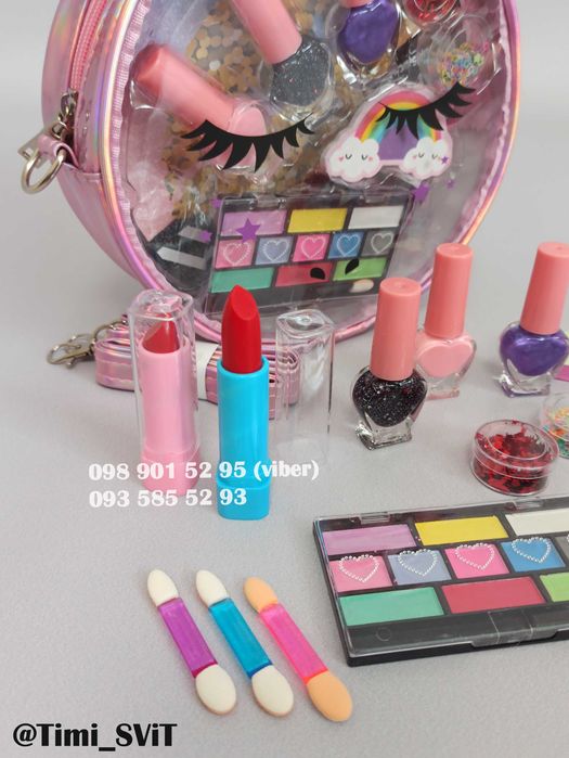 Набор детской косметики для маникюра в чемодане детская косметика