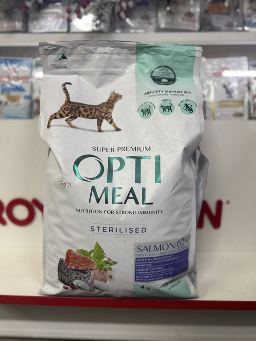Сухий корм OptiMeal для котів 4кг