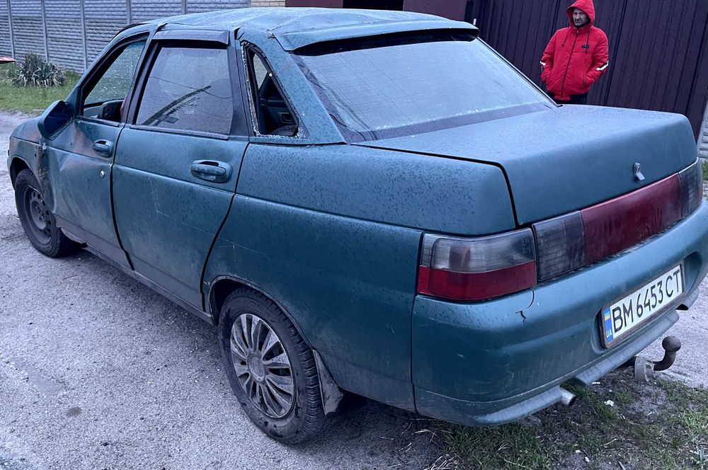 ВАЗ 2110 после ДТП