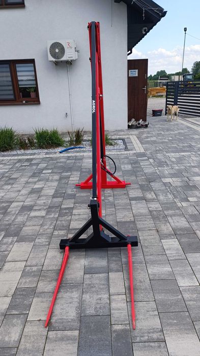 Widły do balotów ładowacz na tuz hydrauliczny z samopoziomem mocna solidna konstrukcja