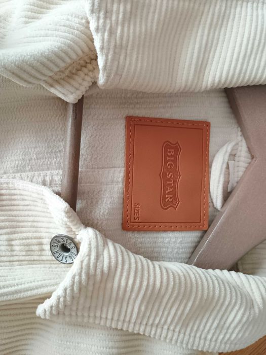 Big star letni płaszczyk kurtka damska sztruksowa rozmiar S