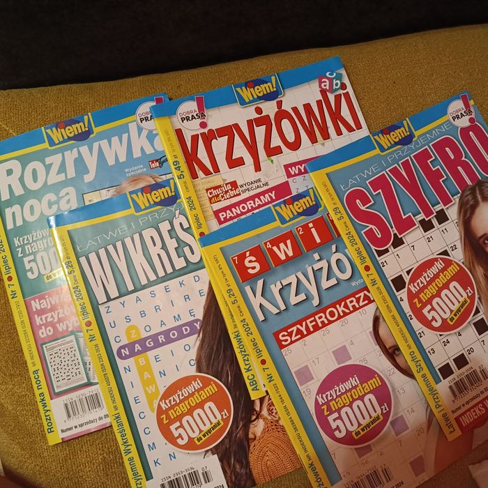 Krzyżówki Lipiec,Październik, Grudzień 2024
