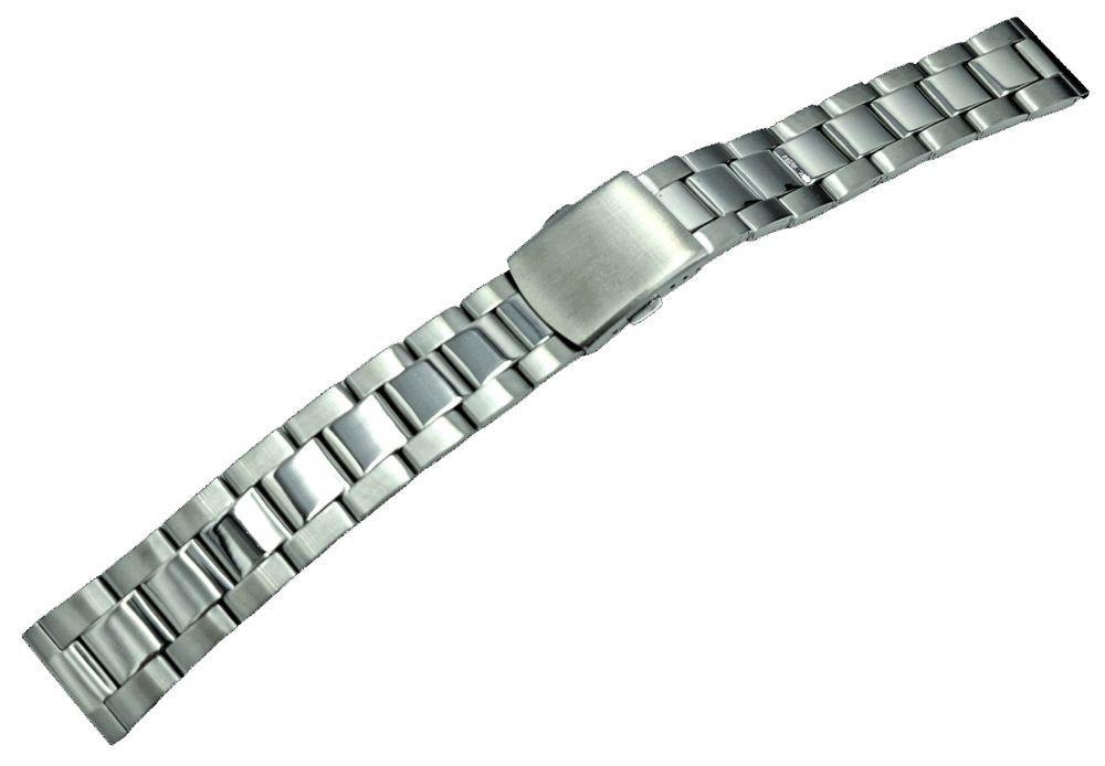 Nowa Bransoleta bransoletka do zegarka elegancka 20 mm stal nierdzewna