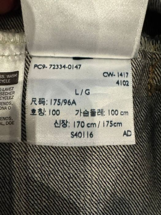 Джинсовая куртка levis