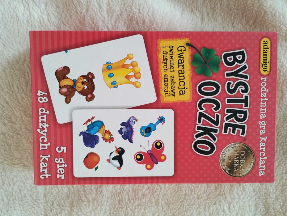 Bystre Oczko, gra karciana dla dzieci, Adamigo