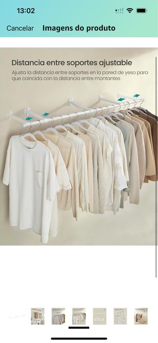 Varão / Cabide 2 unidades64284091678466123