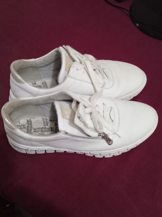Кроссовки белые 40-41р  Waldlaufer Германия