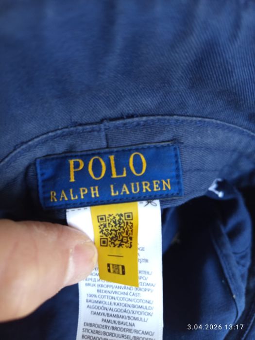 Polo Ralph Lauren oryginalne lęgit wiosnę bawełniane kapelusz męski