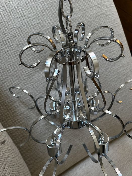 Candelabro de cristal de corrente