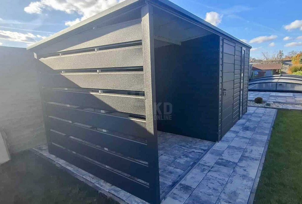 Schowek - domek ogrodowy 3x3m - wiata 3m - drzwi - okno  TS1203