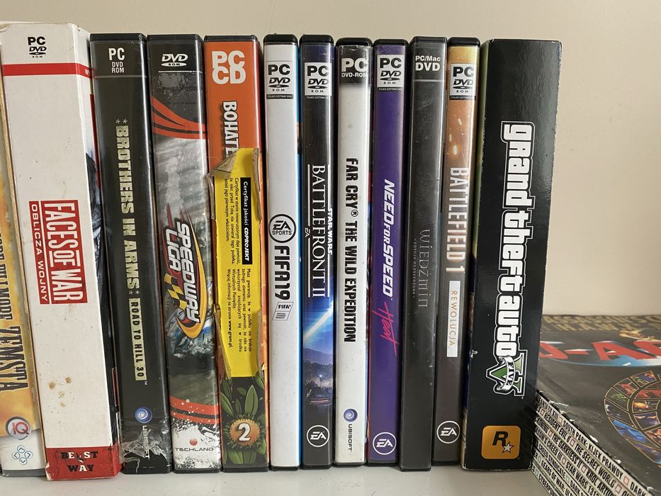 Gry na pc/ps gta wiedzmin battlefield fifa stars wars need fir speed far cry