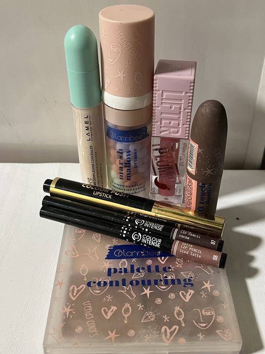 Косметика maybeline, lamel, glambee