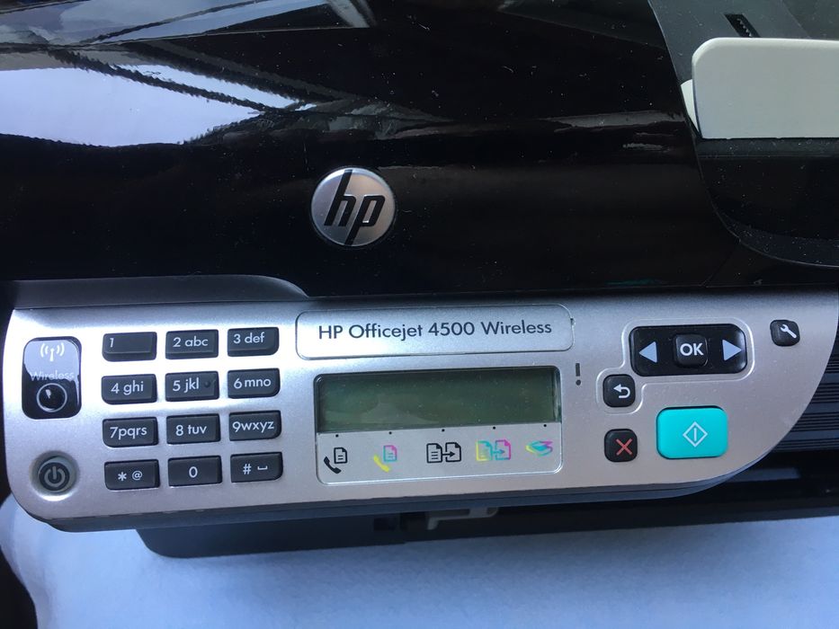 HP Officejet 4500 Wireless картридж блок живлення кабель