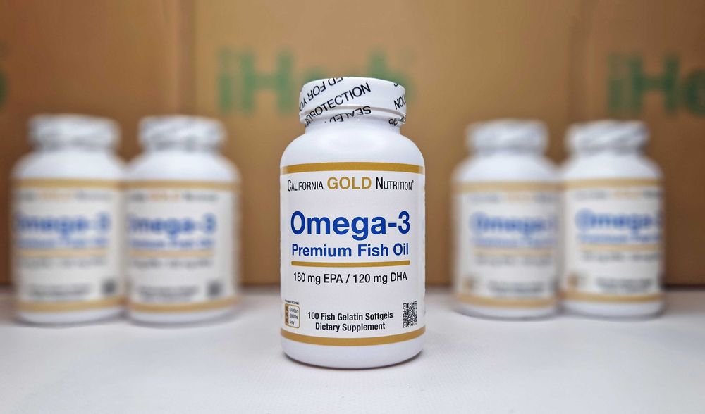 Омега 3 (риб'ячий жир) California Gold Nutrition, 100 і 240шт. Omega-3