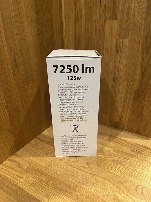 2x Żarówka Studyjna IDEAL FOTO LIGHT 125W 5500K