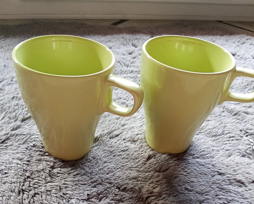 Ikea Fargrik kubki zielone, seledynowe, 2 sztuki