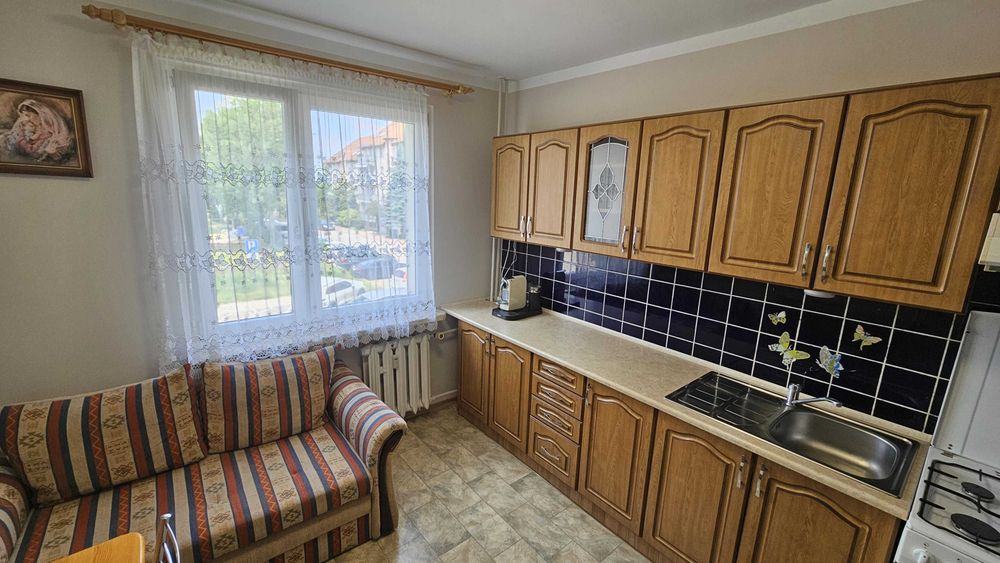 48 m2, Poniatowskiego, 2 pokoje, Loggia, zielono