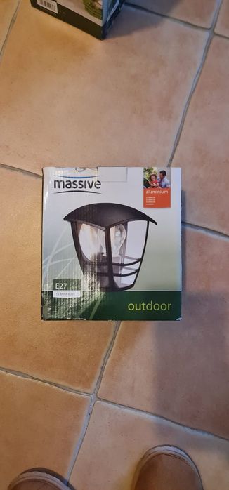 Conjunto de candeeiros de exterior Novos