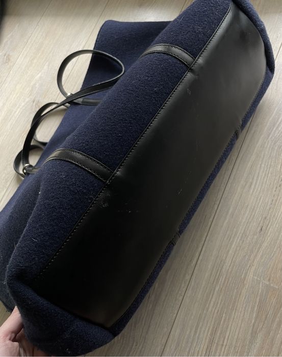 Coccinelle torebka skórzana tote shopper A4
