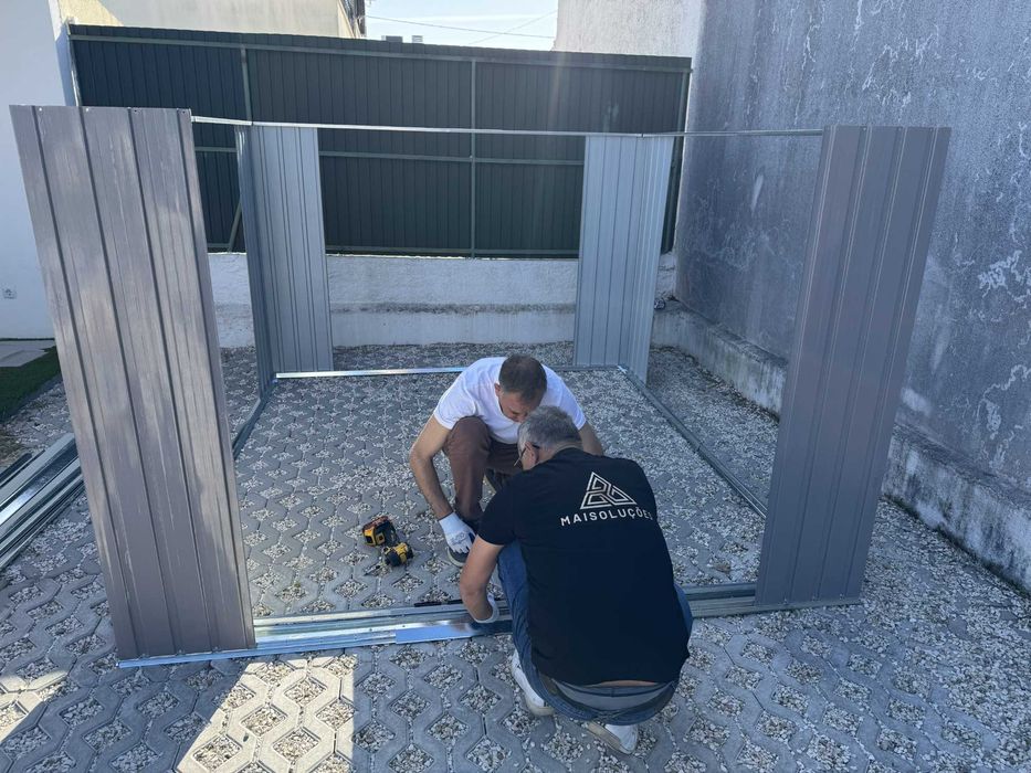 Montagem Abrigos de jardim