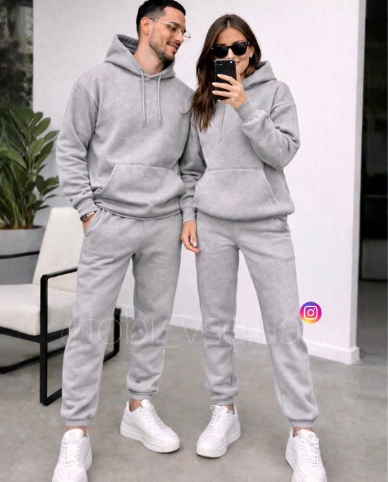 АКЦІЯ‼️ Теплий спортивний Костюм Чоловій і Жіночої на Флісі Парні зима