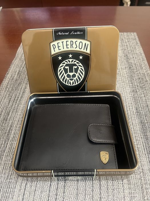 Porfel męski skórzany  NOWY