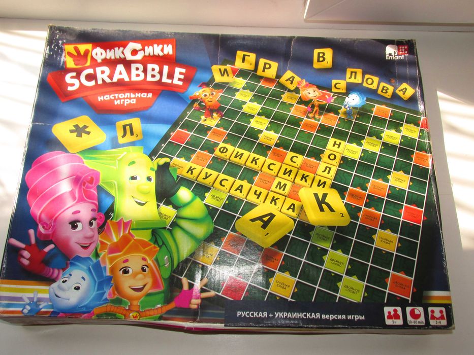 Настольная игра Фиксики SCRABBLE