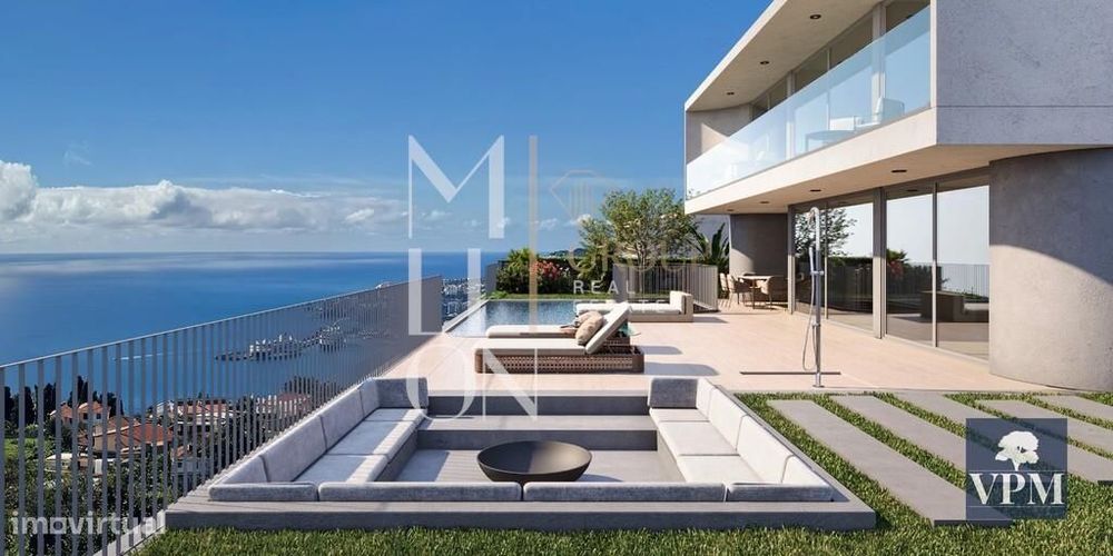 Vila T3 "Hortênsia" I Vista Paraiso Madeira I Piscina E Vista Mar I Fu