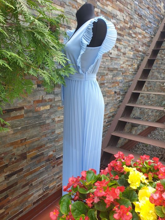 Sukienka maxi plisowana roz uni s m l