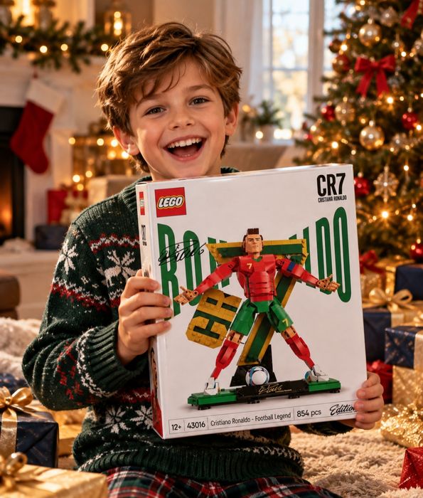 Zestaw Prezentowy Dla Fana Cristiano Ronaldo  -  LEGO 854 Elementy