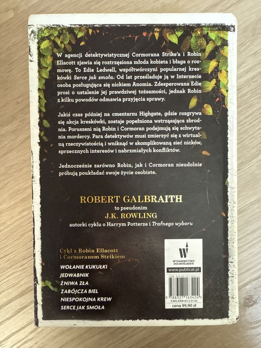 SERCE JAK SMOŁA Robert Galbraith