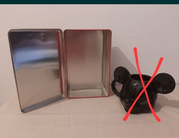 Saco de Algodão Disney caixa lata Mickey