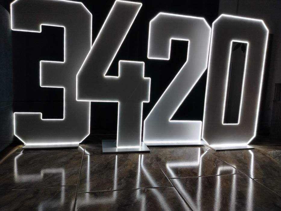 Cyfry LED.                 .