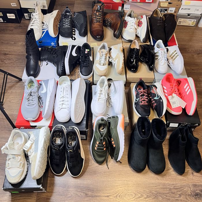 Гуртовий продаж стокового брендового взуття.