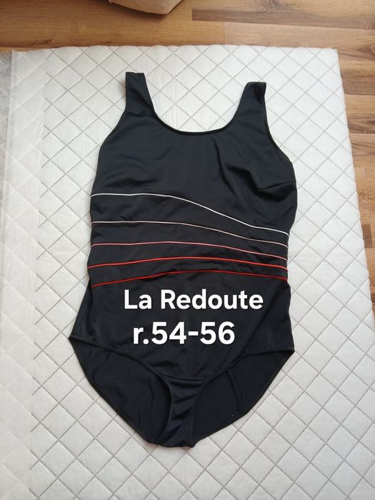 Strój Kąpielowy Czarny r.54-56 Jak Nowy