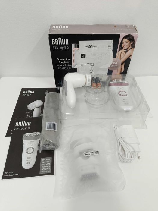 Braun Silk-épil 9 Depilator + FaceSpa + Głowica goląca