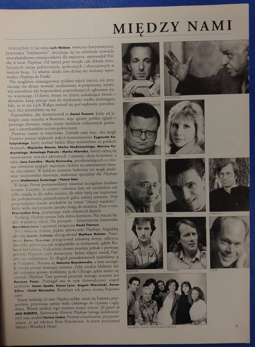 Playboy Grudzień 1992 Pierwsza Polska Edycja