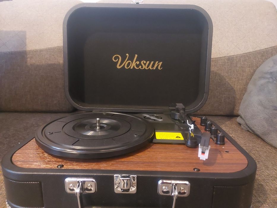 Gramofon Voksun S300 czarny Nowy