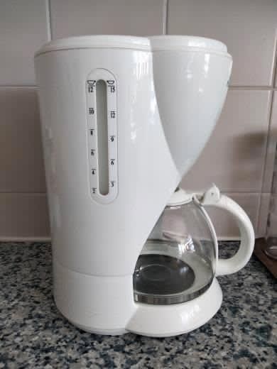 Máquina de café branca