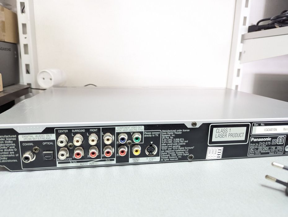 Р-в! Panasonic DVD-S75. DVD/CD/MP3. ЦАП Burr Brown