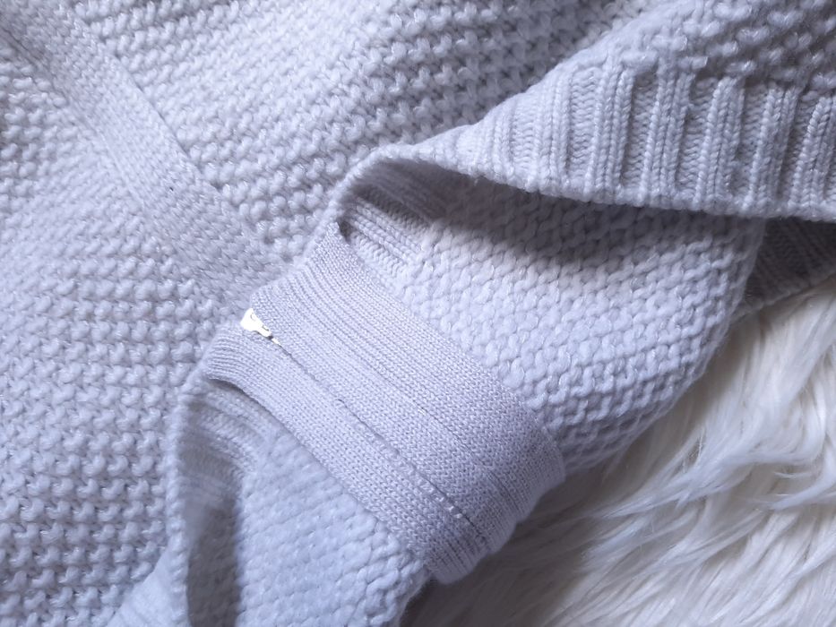 Sweter narzutka Nice Connection wełna kaszmir 42 XL