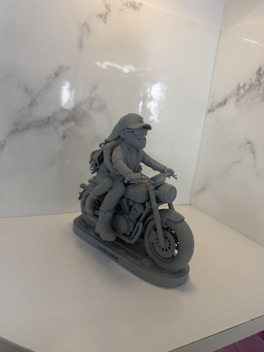 Casal de motoqueiro