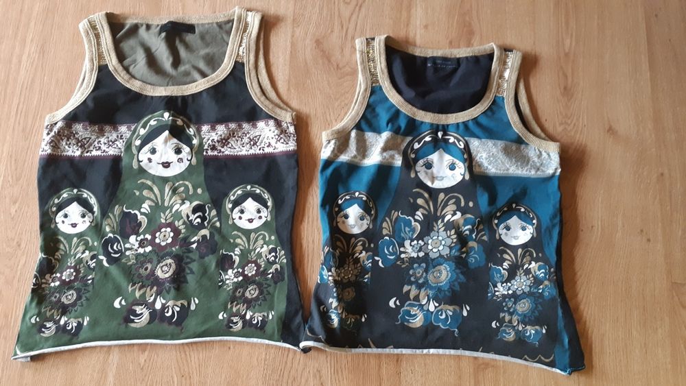 Bluzki z matrioszkami rozmiar S VERO Moda - komplet
