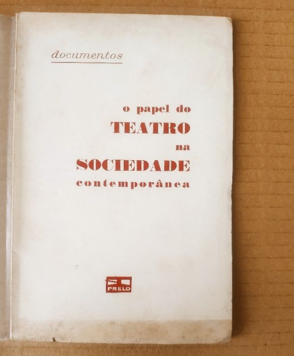 TEATRO E TEORIA TEATRAL - Vários Livros