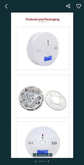 Czujnik Tlenku Węgla Czadu