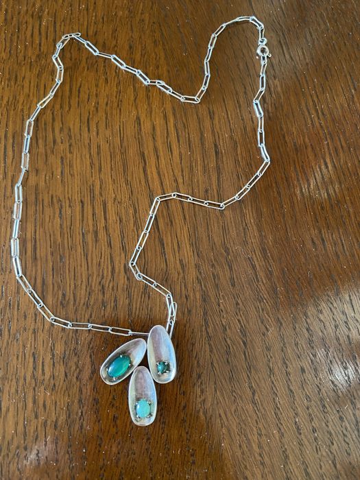 Srebrny wisior  60 cm